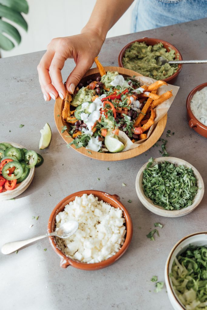 Plenty of sweet potato fries