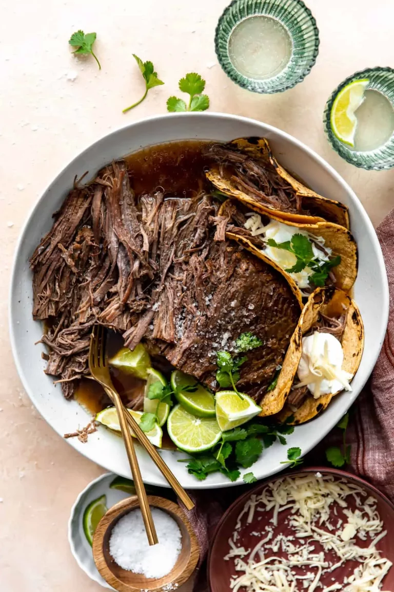 slow cooker brisket tacos