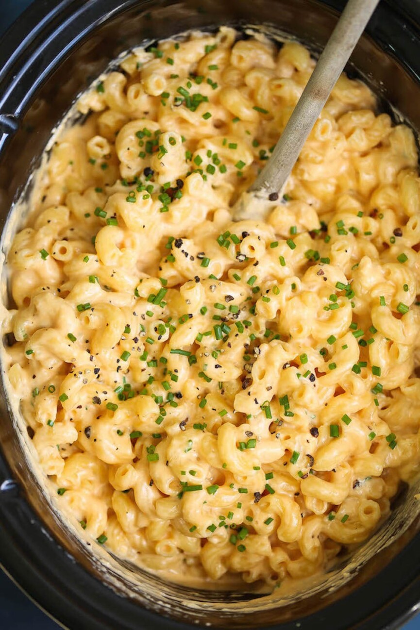 slow cooker four cheese mac
