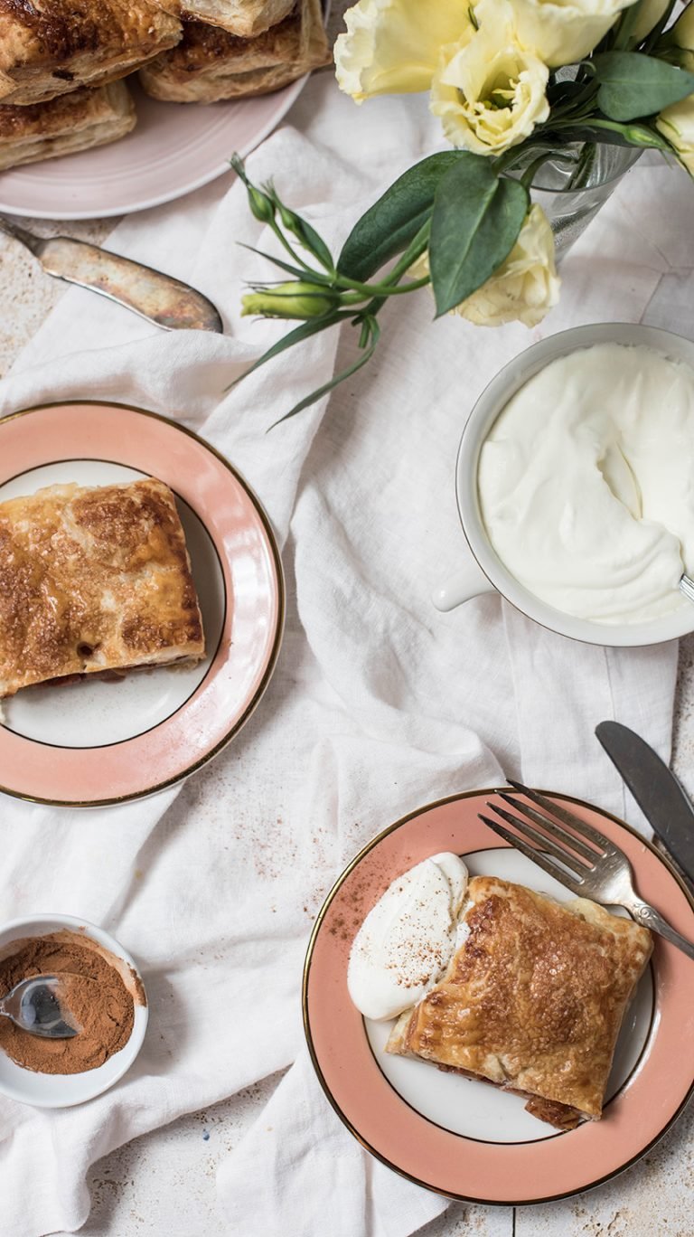 spiced peach turnovers