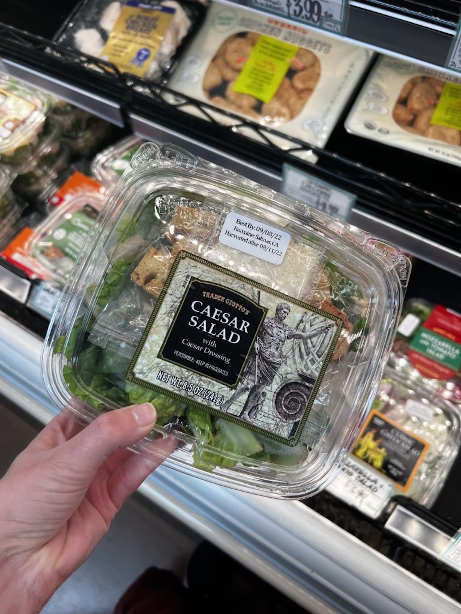 Cesar -Salat von Trader Joe