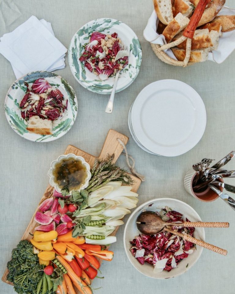 white bean and radicchio salad