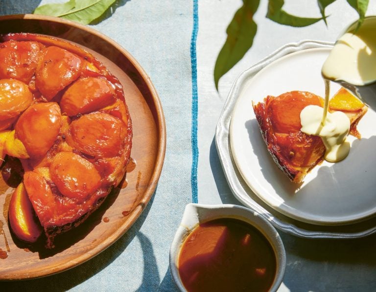Claire Ptak, Owner of Violet Bakery, Shares her Peach Tarte Tatin