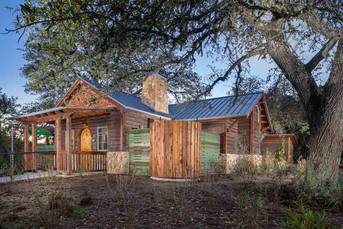 Camp Lucy cabin in Dripping Springs, Texas.