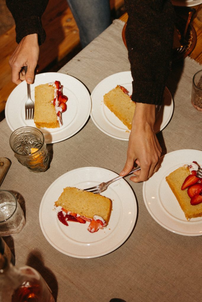 Gluten-Free Citrus Cake with Strawberries and Cardamom Coconut Cream
