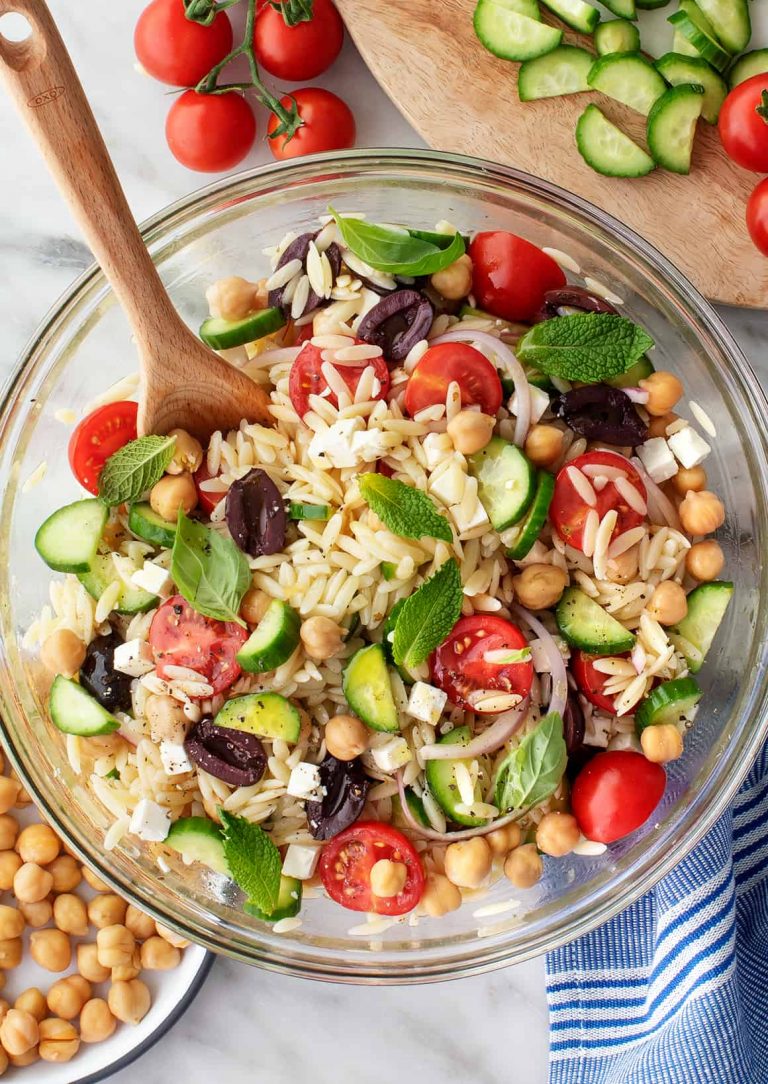 orzo salad_feta cheese recipes