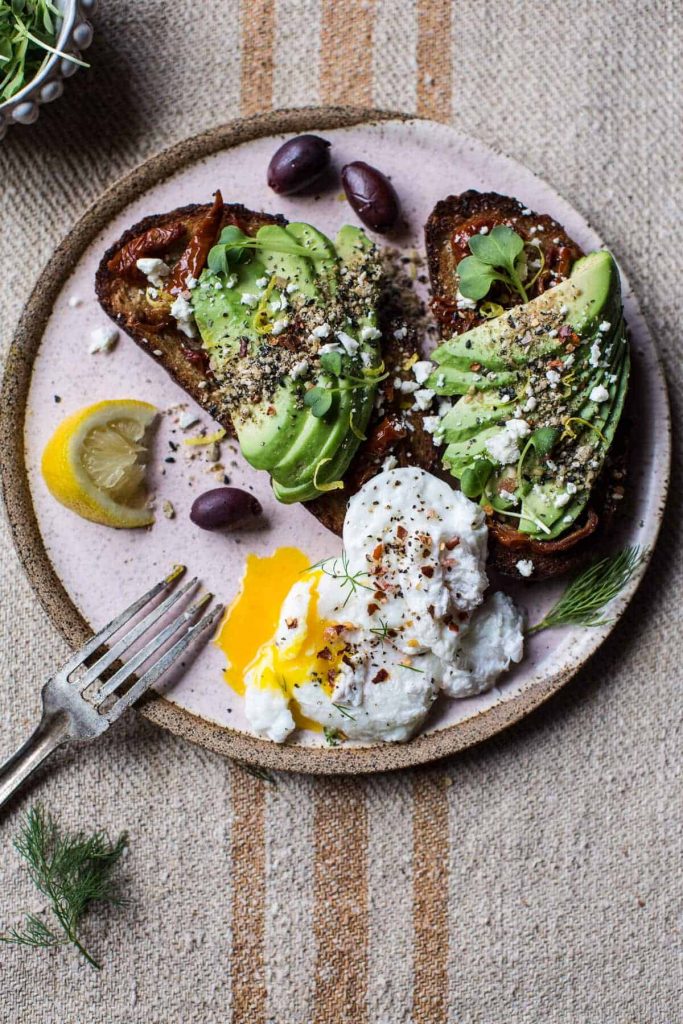 Mediterranean Avocado Toast with Pistachio Duca 