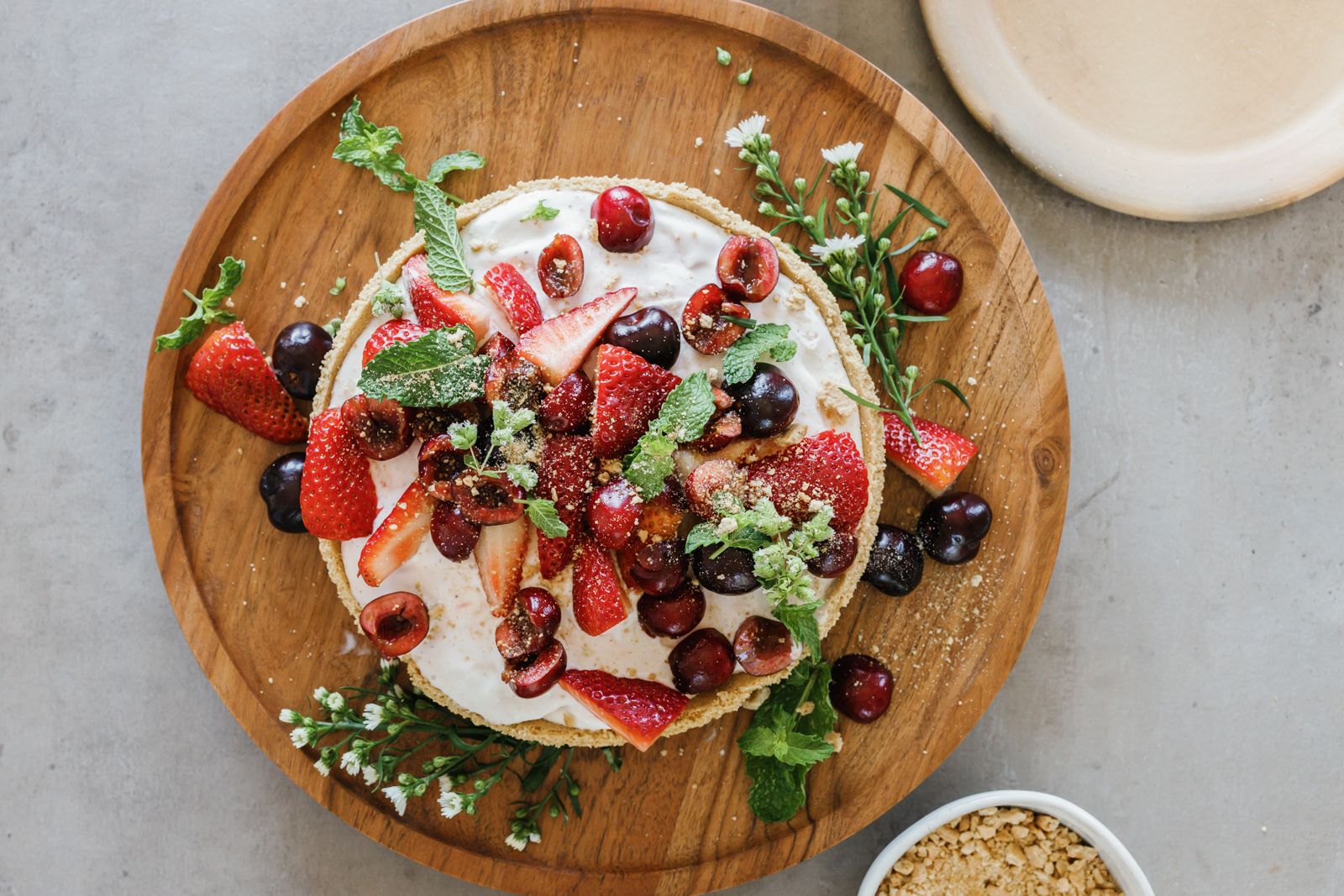 Cool Off With This Cherry-Berry Ice Cream Pie