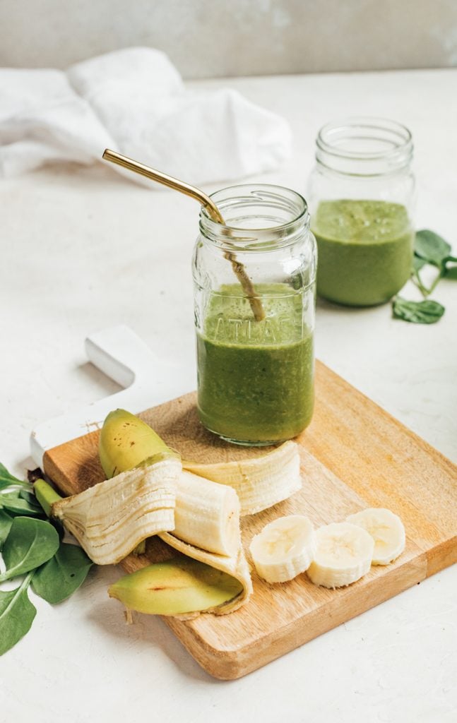 Matcha smoothie high protein meals