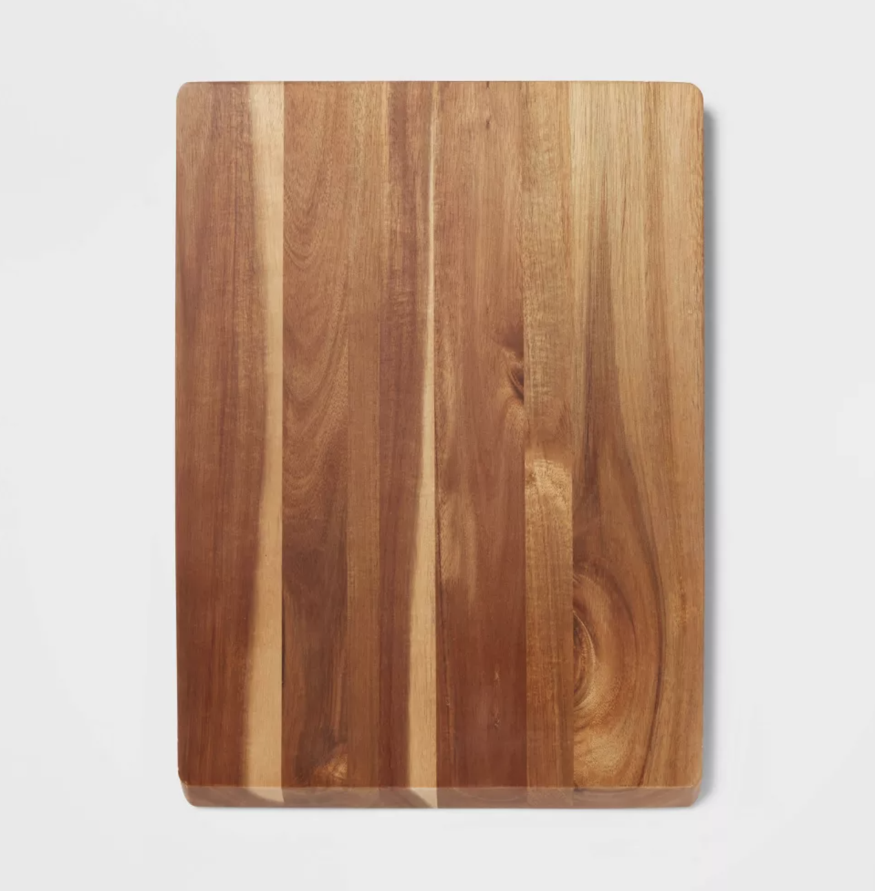 Natural wood cutting and serving board