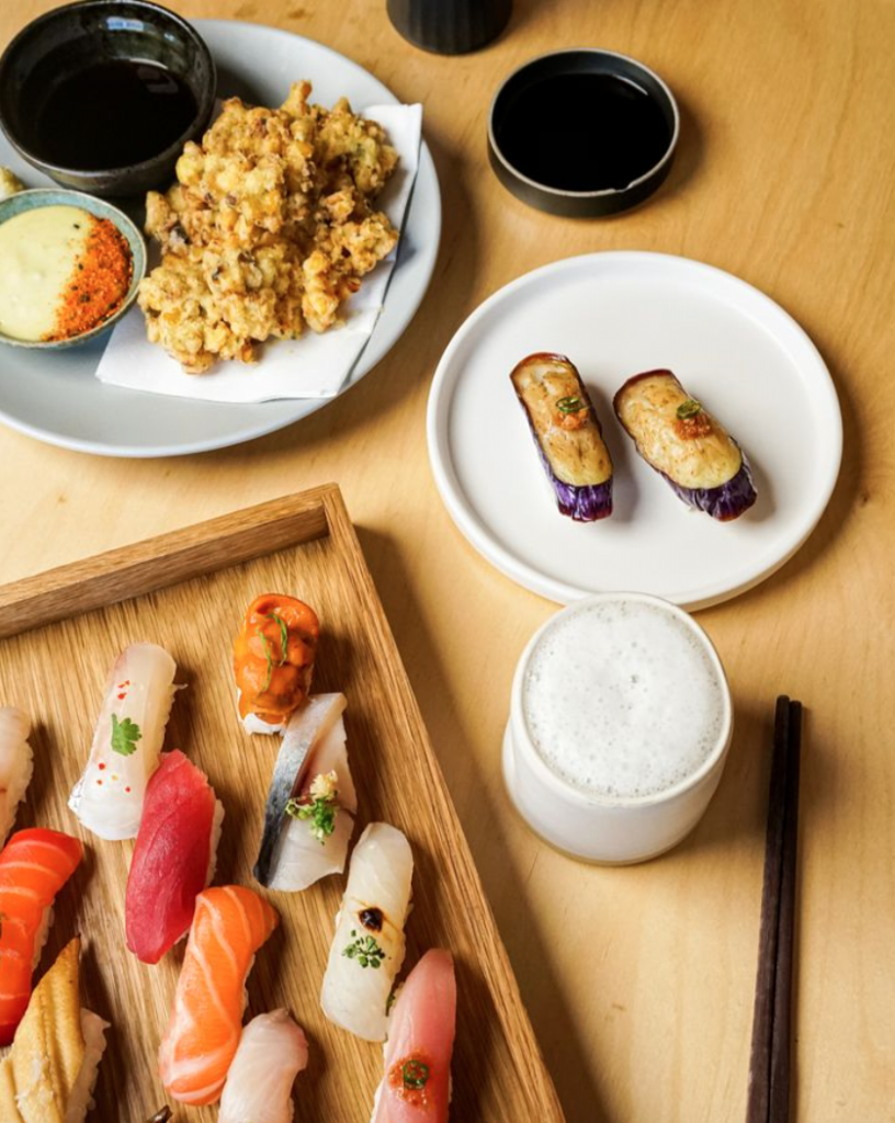 Neighborhood Sushi nigiri platter_best sushi in Austin