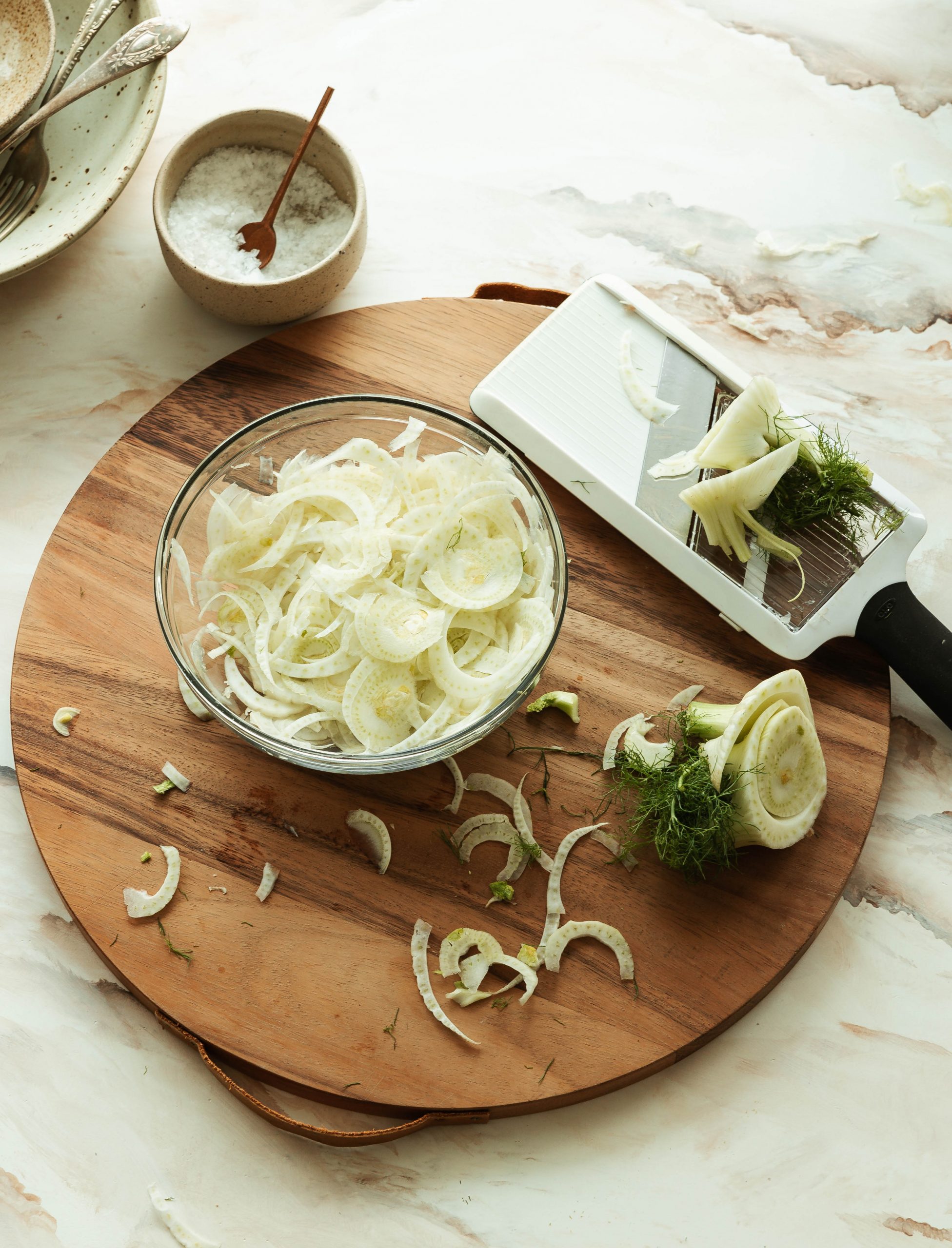 shaved fennel