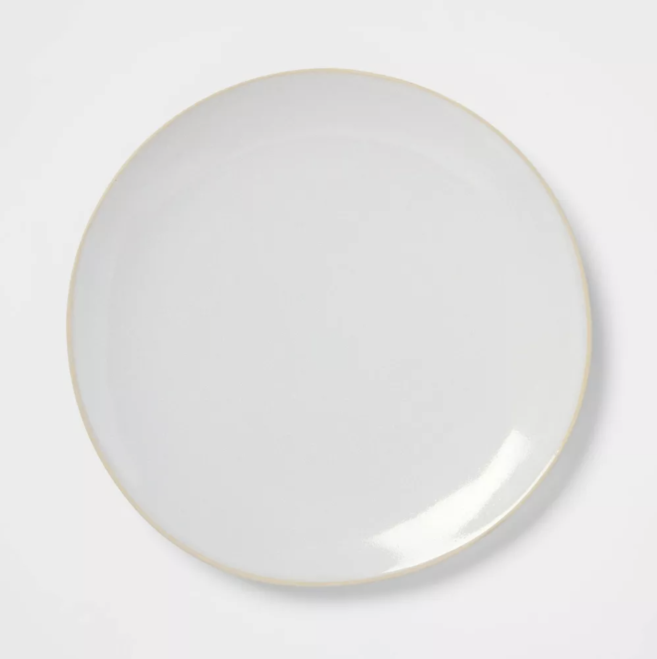 10" Stoneware Wethersfield Dinner Plate White