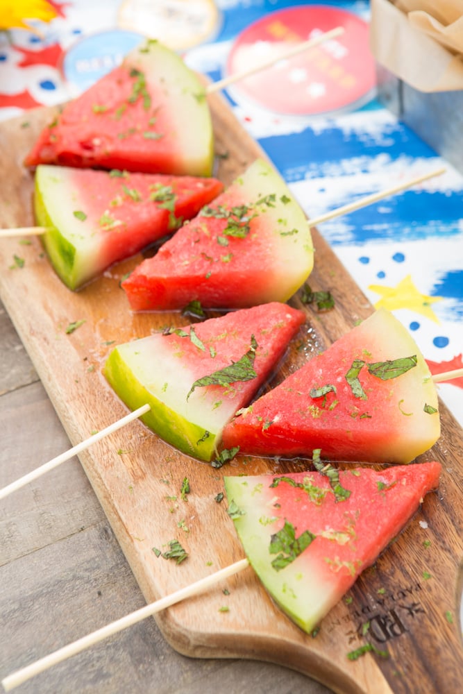 Tequila-Infused Watermelon Pops