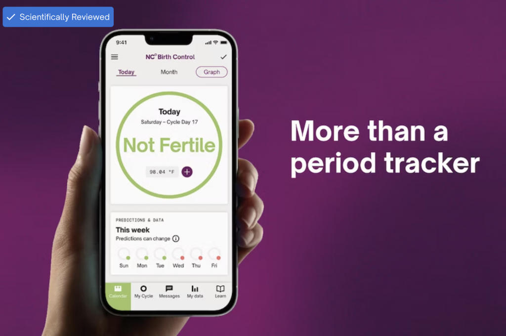 Natural Cycles period tracker app