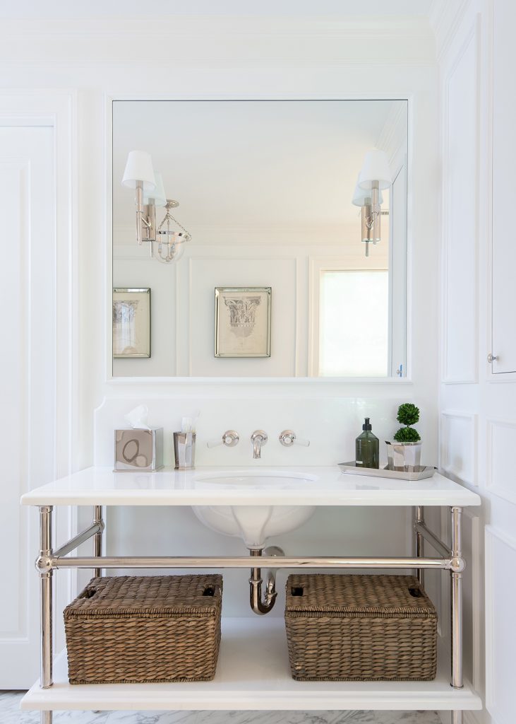 Wire Baskets Are Great Ways to Keep Your Bathroom and Kitchen Sink