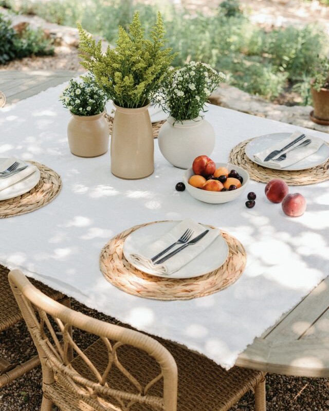 outdoor table camille's backyard_dinner party recipes