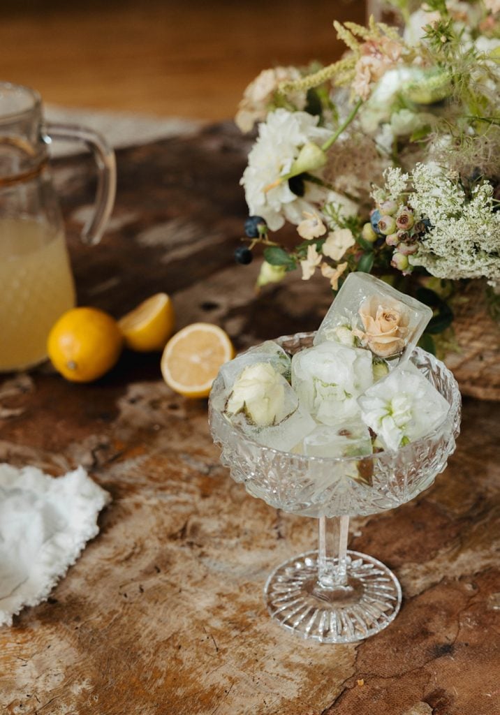 Cubos florales de Elisa Marshall.