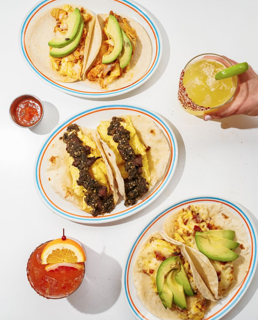 Joann's Fine Foods breakfast tacos.