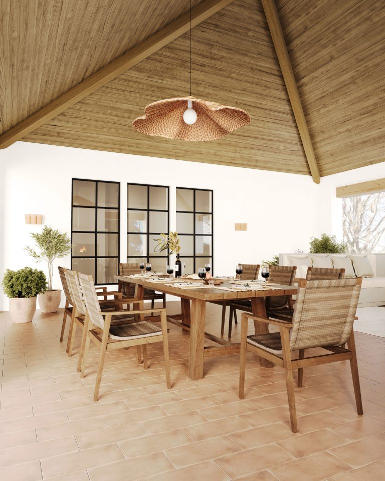 outdoor dining area table_living by design virtual showhouse