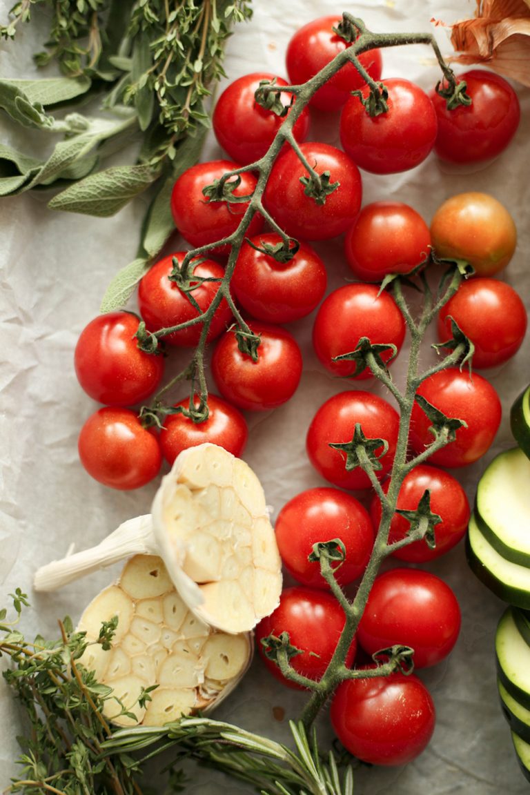 Tomatoes on the vine