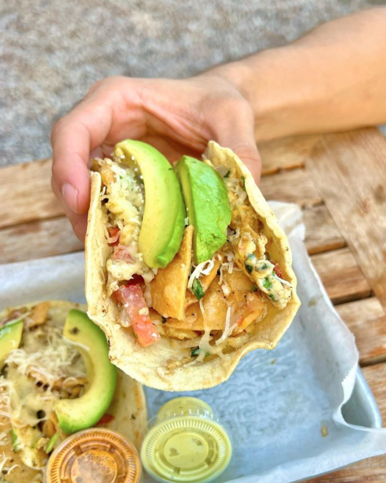 veracruz migas taco in austin