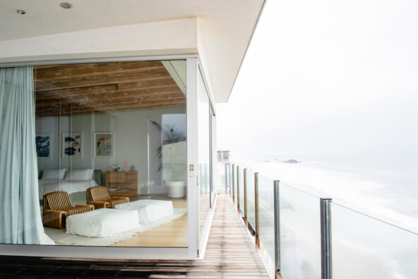 Malibu beach house.