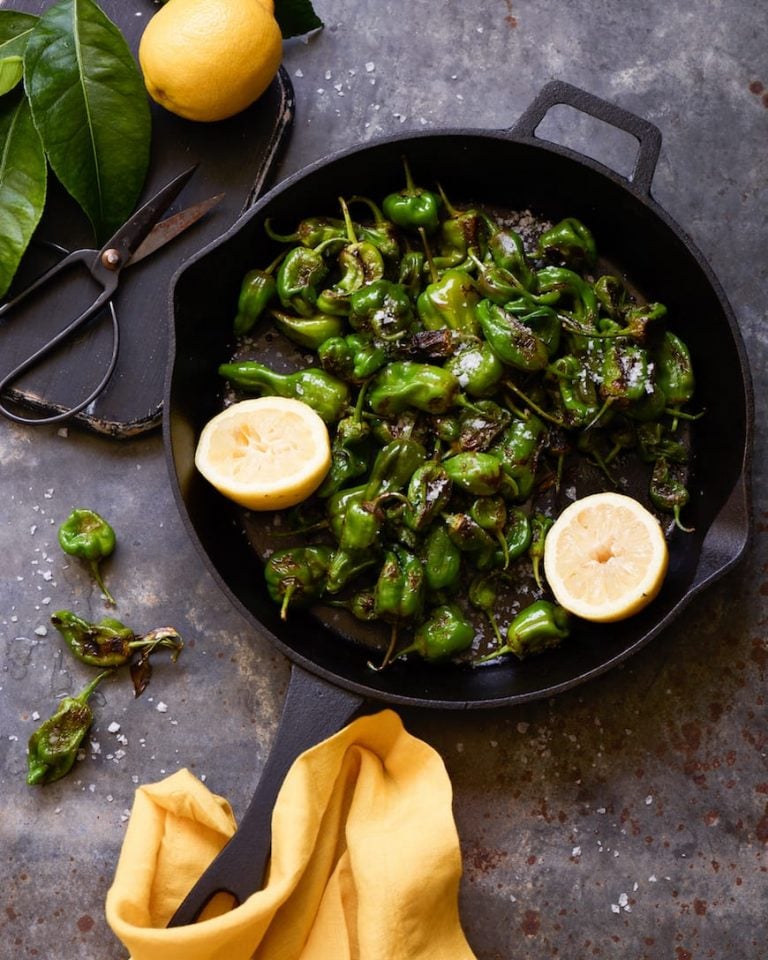 Blistered Padrón Peppers