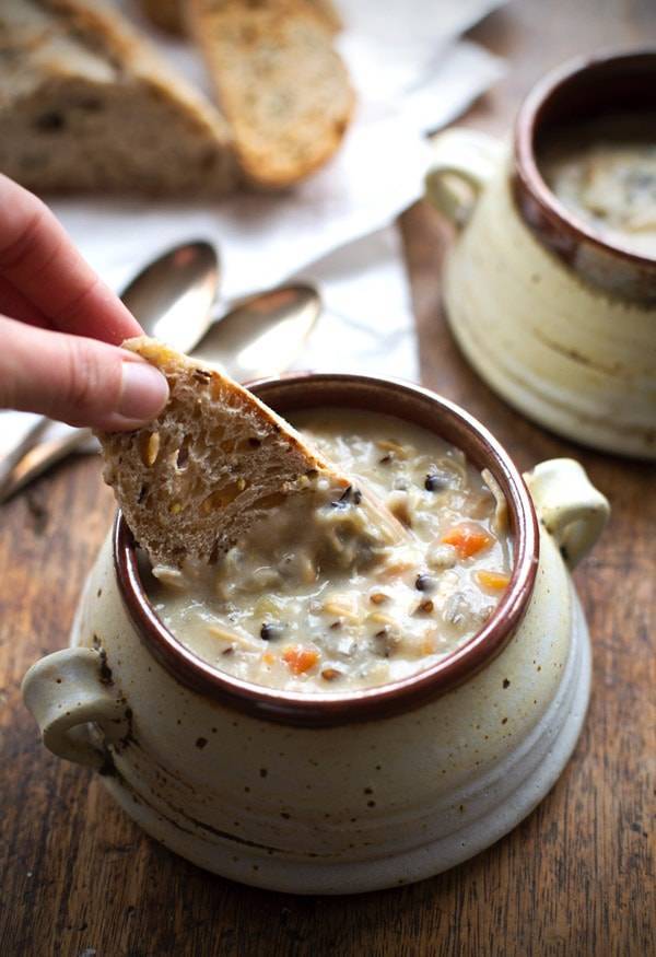 Crockpot Chicken Wild Rice Soup
