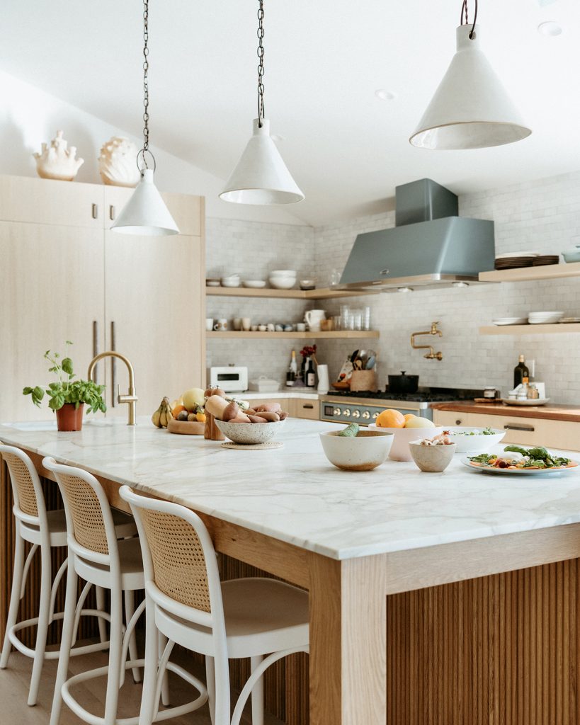 Brian and Jessie De Lowe modern farmhouse kitchen.