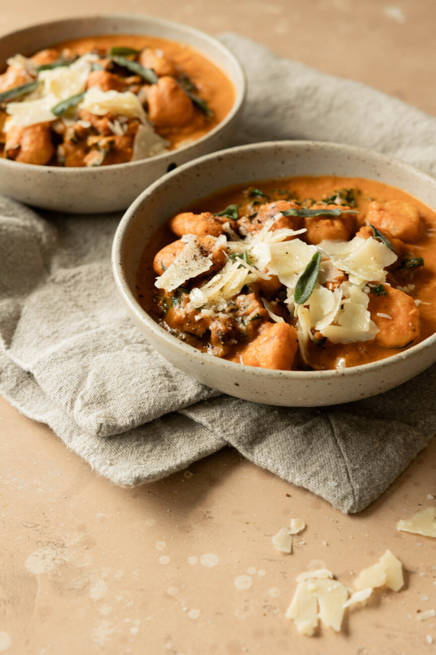 Pumpkin gnocchi.