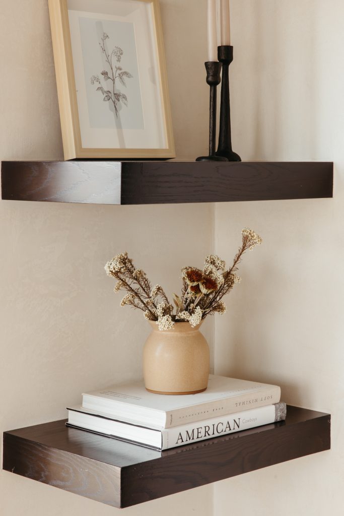 how to style a bookshelf, camille's living room coffee table, fall decor, target, dried flowers