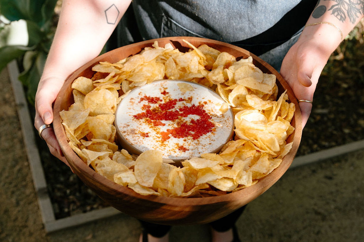 Bowl of chips.