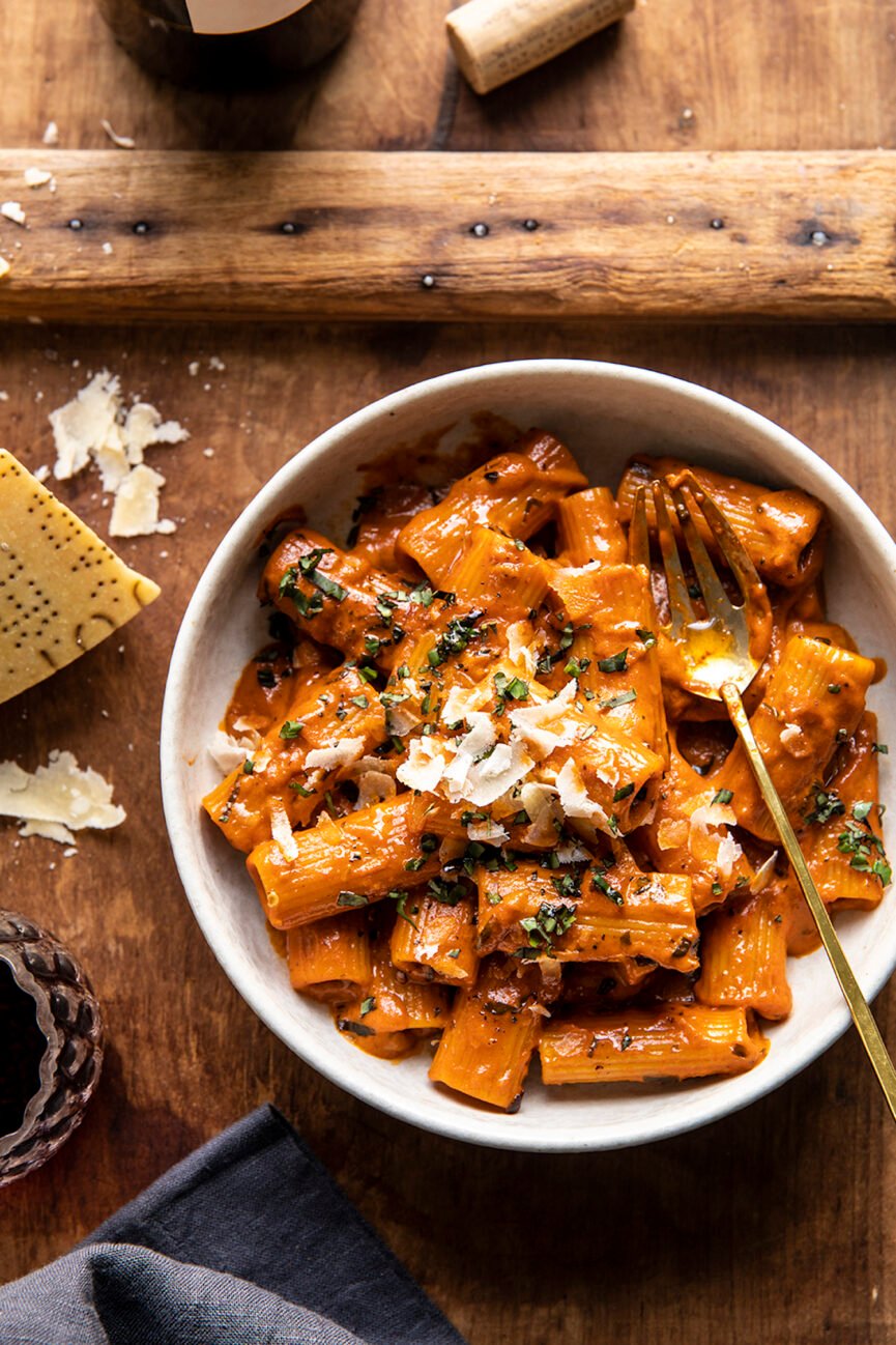 Spicy Pesto Pasta Alla Vodka