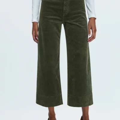 Penny crop high rise wide leg