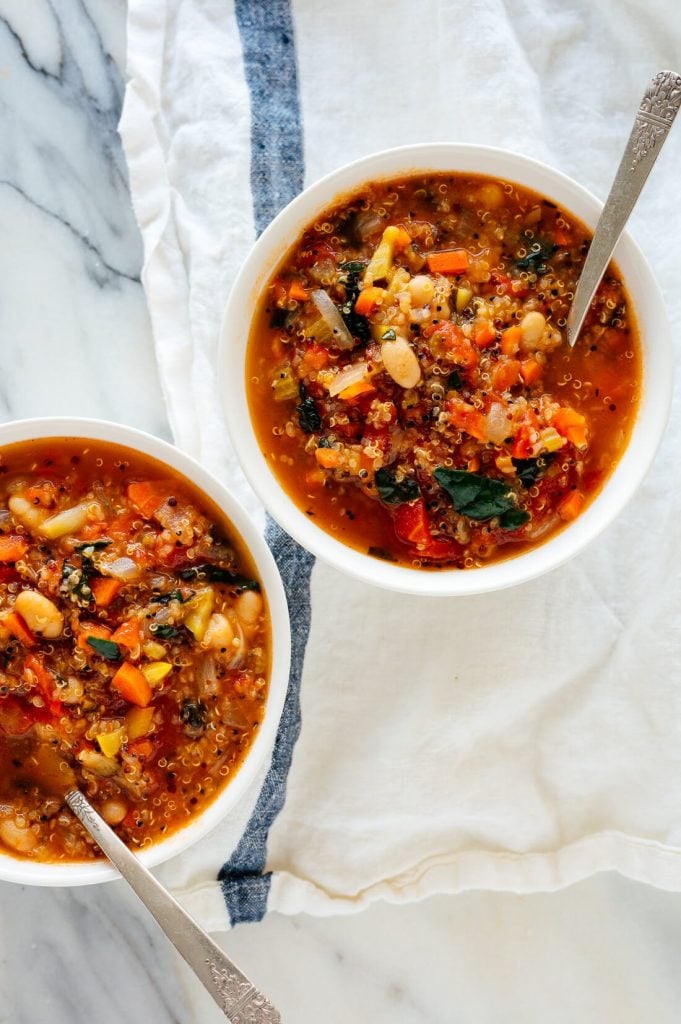 Quinoa Vegetable Soup with Kale