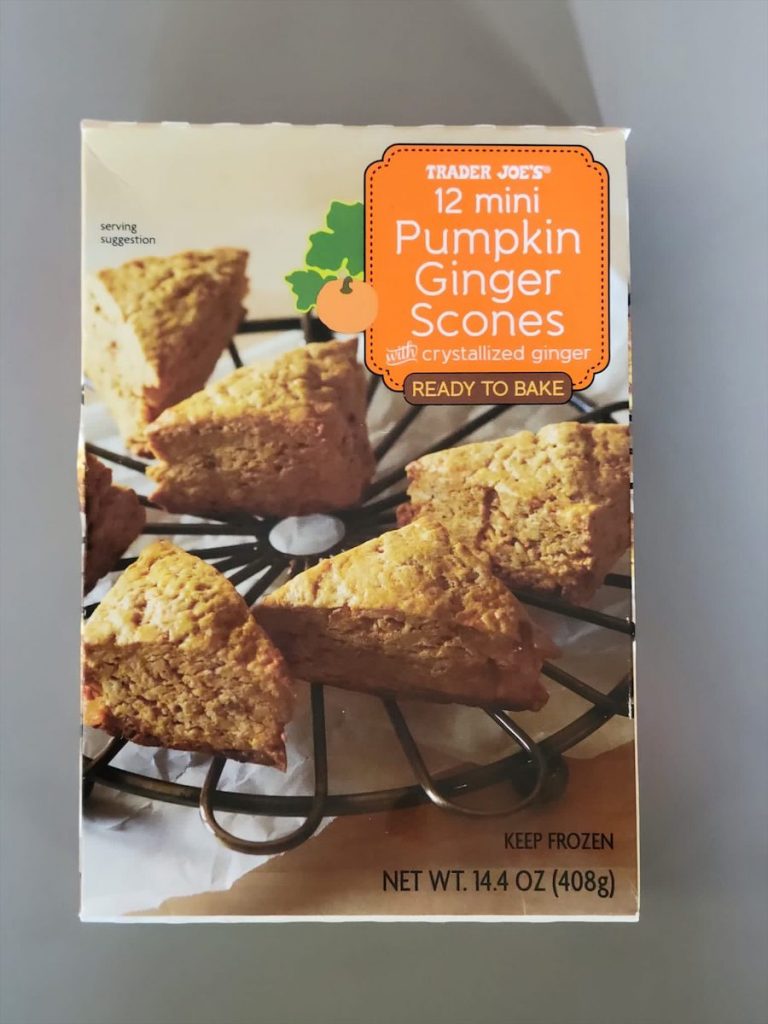 Mini Pumpkin Ginger Scones