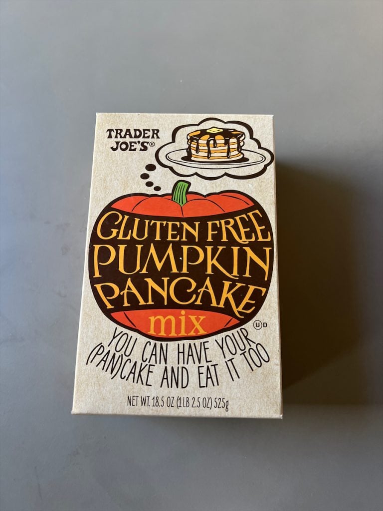 trader joe's fall 2023 Gluten-Free Pumpkin Pancake Mix