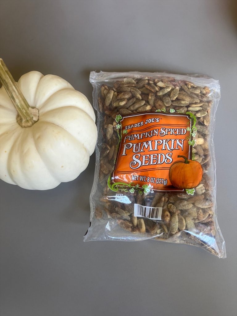 trader joe's fall 2023 Pumpkin Spiced Pumpkin Seeds