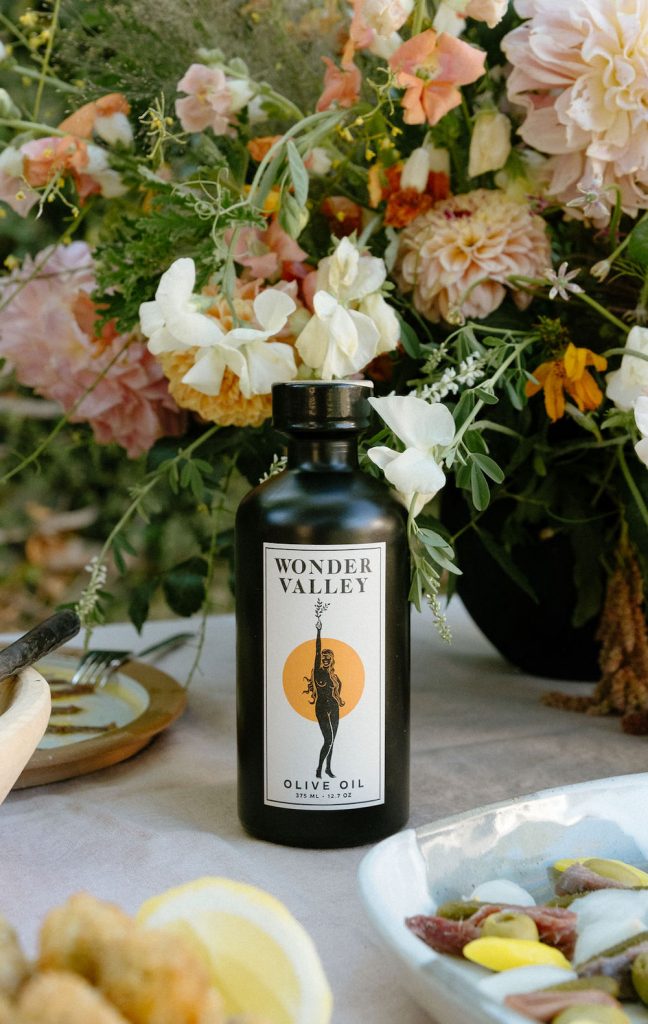 Wonder Valley olive oil.