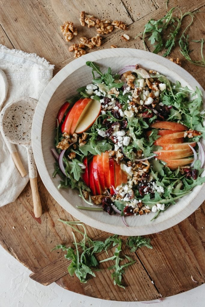 Salada de Maçã e Nozes
