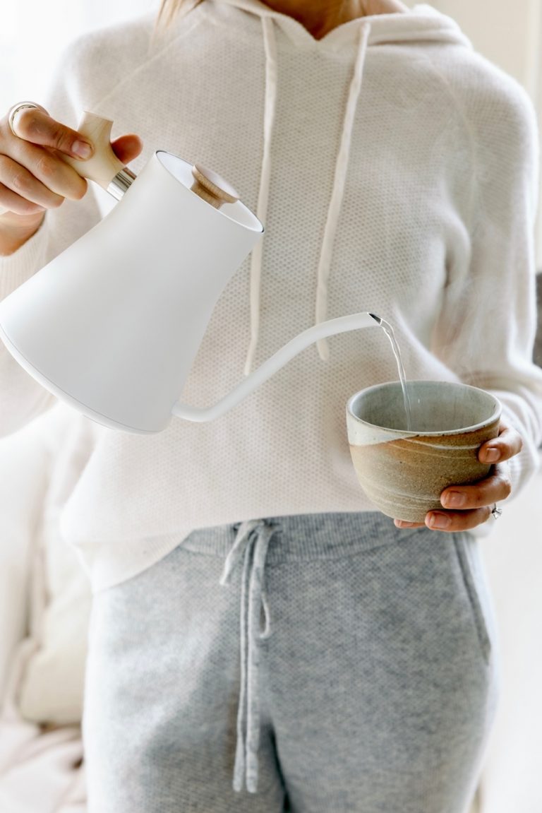 Pouring tea