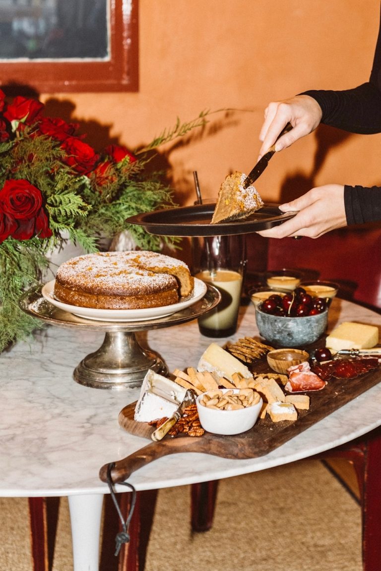 Dessert table for Thanksgiving.