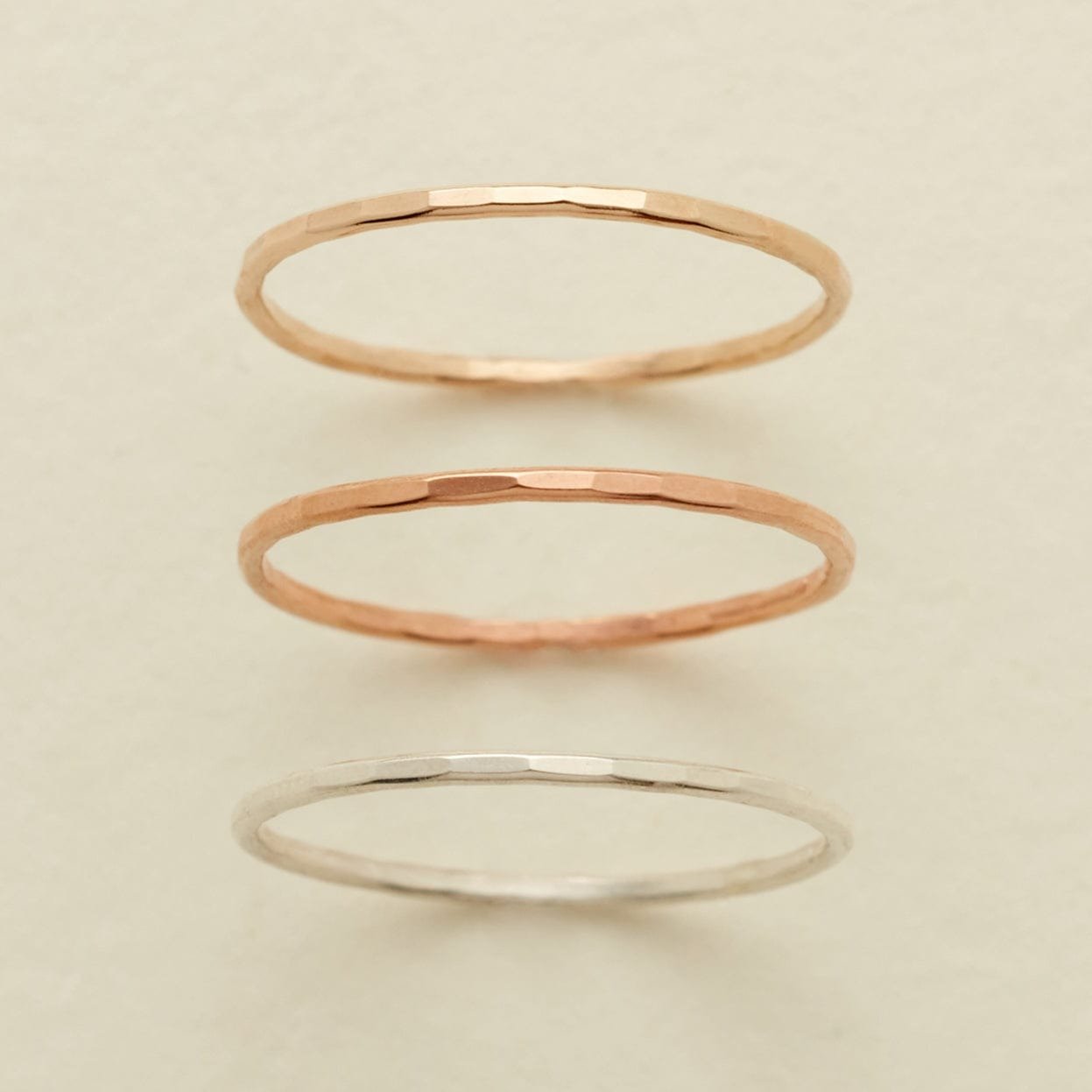 hammer stacking rings for soft autumn