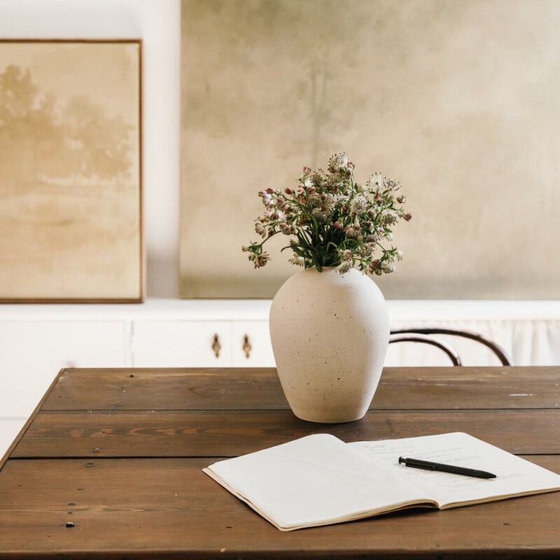 marriage meeting questions journal at table