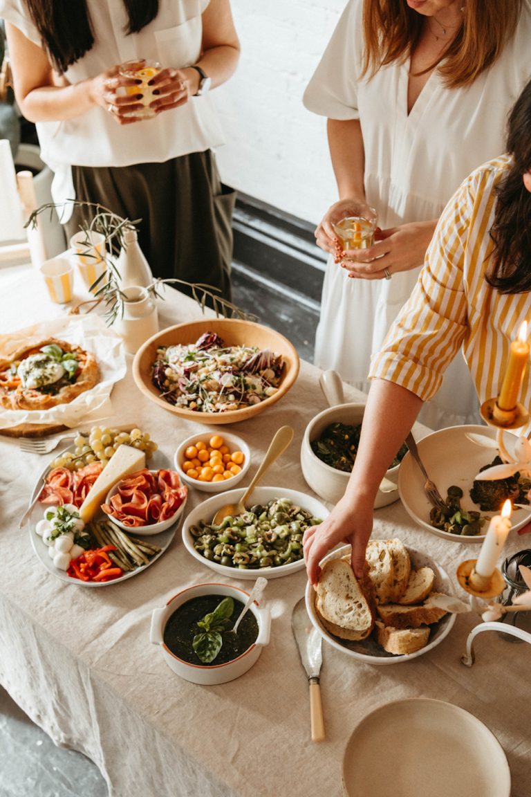 Potluck party girls night ideas.