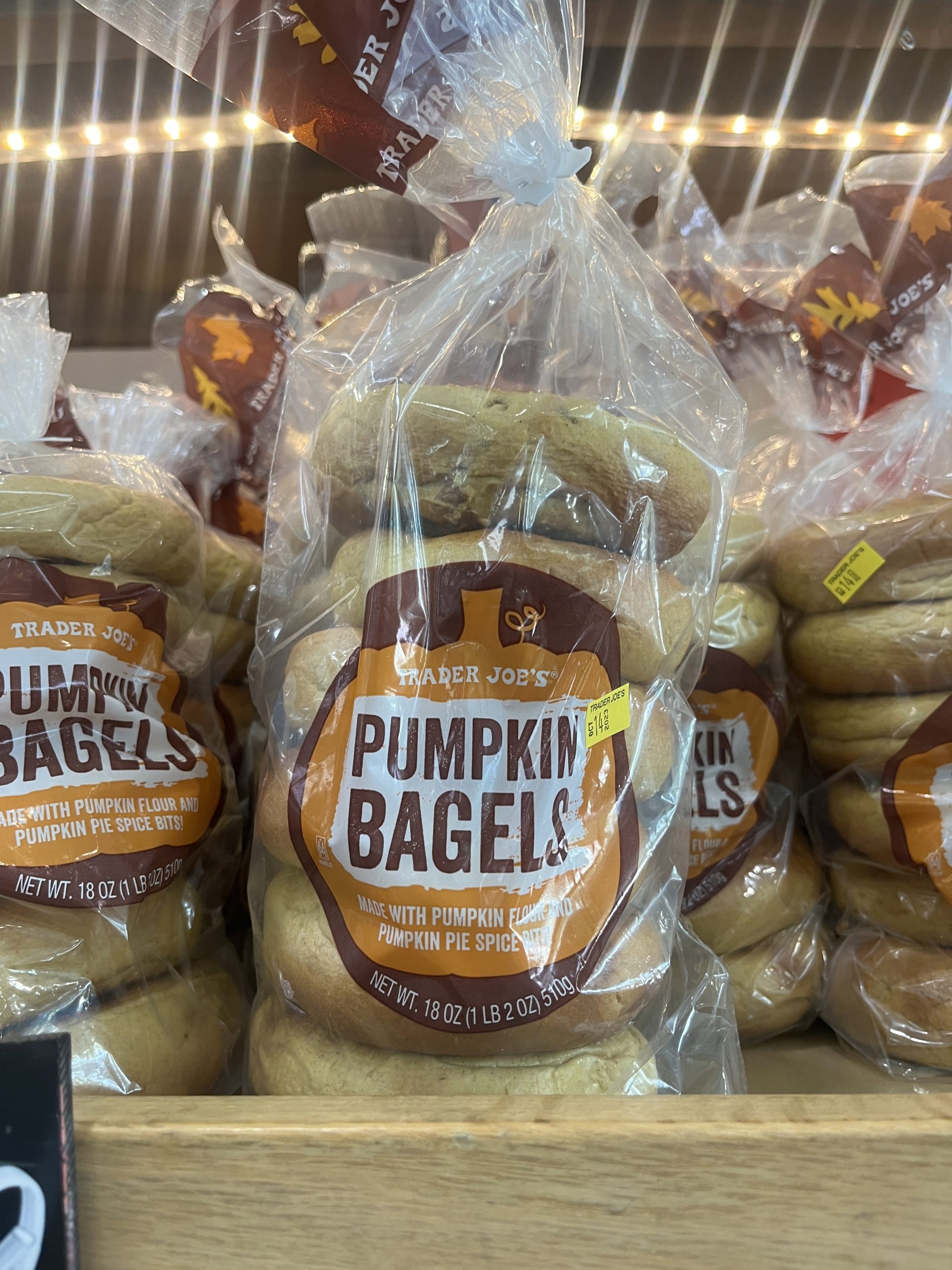pumpkin bagels 