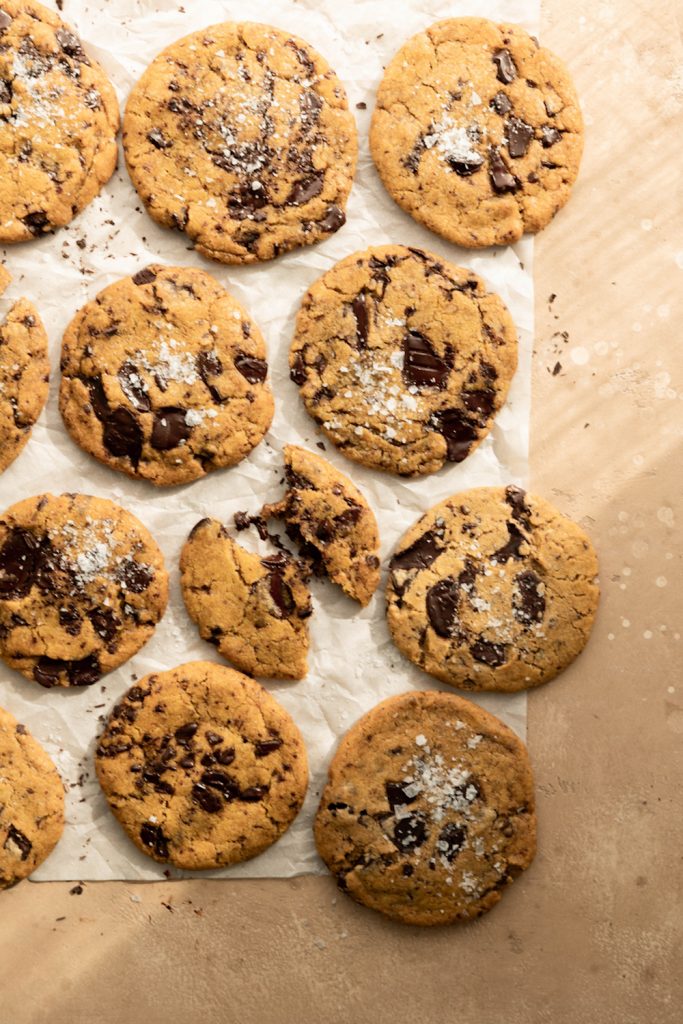 Pumpkin chocolate chip cookies.