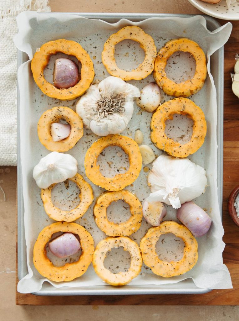 Delicata squash rings.