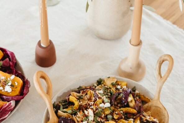 Squash apple salad